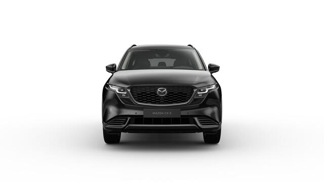 Mazda CX-5 Homura - Tan lederen interieur | 19-inch lichtmetalen velgen, Black | Alarmsysteem | Automatisch dimmende binnenspiegel met randloos design