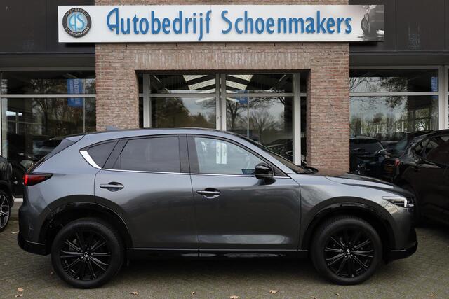 Mazda CX-5 2.0 e-SkyActiv-G M Hybrid 165 Homura 360-CAMERA STOELKOELING STUURVERW. 4xSTOELVERW. HUD/ADD LEER MEMORY BOSE CARPLAY DAB NAVI ELEK.LAADKLEP 19"LMV 2xKEYLESS ENZ!