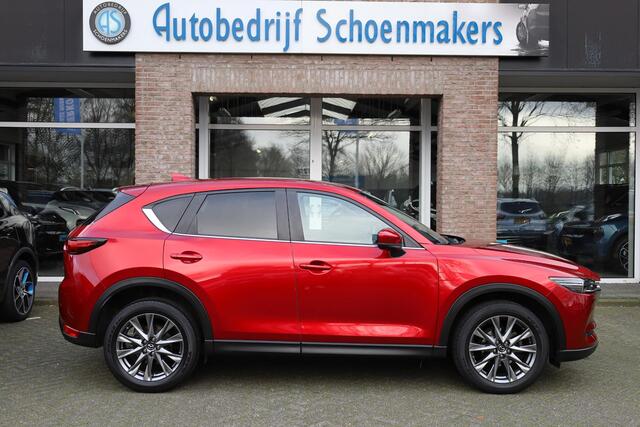 Mazda CX-5 2.5 SkyActiv-G 194 GT-M HUD CAMERA TREKHAAK-AFN. STUUR+STOELVERW. CARPLAY NAVI DAB CRUISE 2xPDC 19"LMV