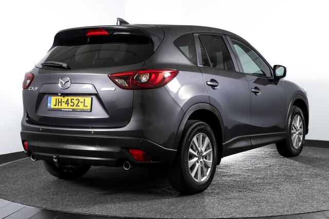 Mazda CX-5 2.0 SkyActiv-G 165 Skylease GT 2WD 165 PK - Automaat Orig. NL | Cruise | Elek. stoel | Stoelverw. | PDC | Camera | Bose | NAV | Leder | ECC | Afn. Trekhaak | DAB | LM 17" |