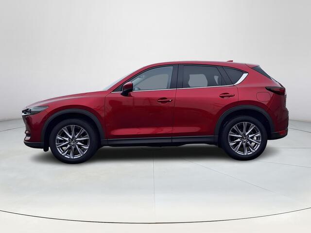 Mazda CX-5 2.5 4WD SkyActiv-G 194 Luxury | Dealeronderhouden | Trekhaak | Apple Carplay/Android Auto | Stoelverwarming/verkoeling | Elektrische verstelbare stoelen met geheugen | Bose Premium soundsysteem | Elektrische achterklep | 360 graden camera | Climate contro