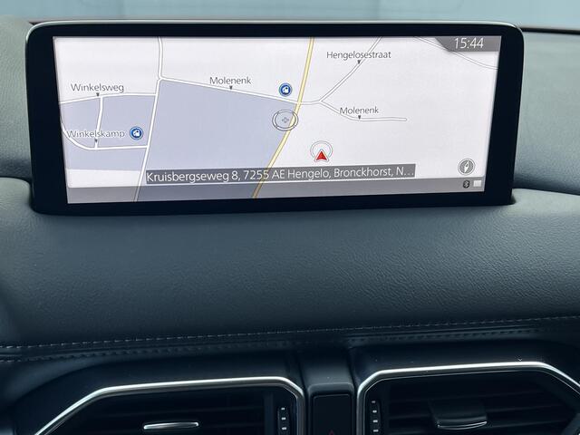 Mazda CX-5 2.0 e-SkyActiv-G M Hybrid 165 Advantage Automaat / Fabrieksgarantie tot 07-2026 / Goed onderhouden / 2000 kg trekhaak / Navigatie / Camera 360° / HUD / Elektrische klep / Apple Carplay Android / 19" wielen + All Season banden /