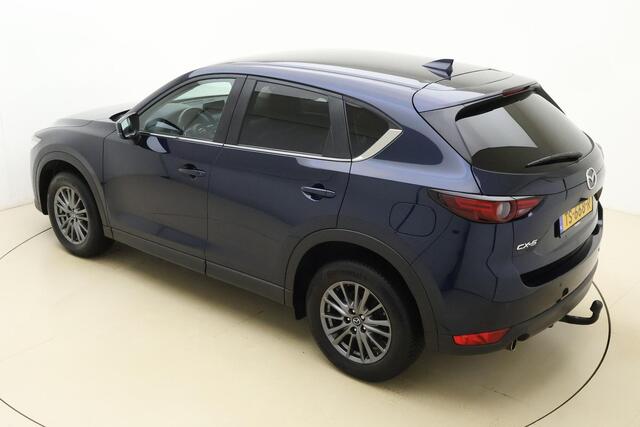 Mazda CX-5 2.0 SkyActiv-G Skylease GT 165 PK | Handgeschakeld | Trekhaak | 1800 KG Trekvermogen | Elektrisch verstelbare stoelen | Lederen bekleding | Stoelverwarming | Navigatie | Cruise Control | 1e eigenaar