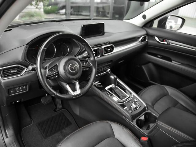Mazda CX-5 2.5 SkyActiv-G 194 Luxury Leer, Adaptive cruise control, Trekhaak, Stoelverwarming, Bose, Navi, 19 inch velgen