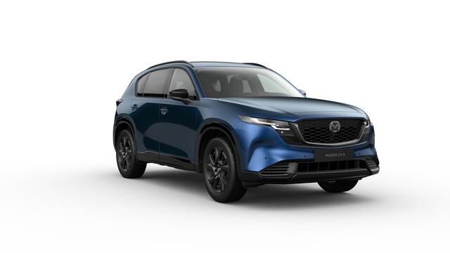 Mazda CX-5 Homura - Zwart lederen interieur | 19-inch lichtmetalen velgen, Black | Alarmsysteem | Automatisch dimmende binnenspiegel met randloos design