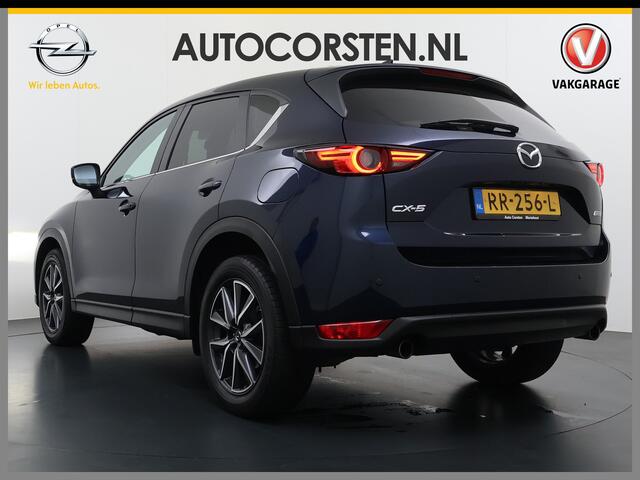 Mazda CX-5 2.0I AUT.6 165pk GT M Elektr.Stoel+Leer+Geheugen+Verwarmd Trekhaak Bose®-Audio Apple Carplay Android Auto Navi Camera Stoel+Stuurverwarming Pdc SkyActiv-G Sky Lease Dodehoek detector Cruise control Led Privacy Glas Bluetooth Lmv 19" Origineel Nederlandse,