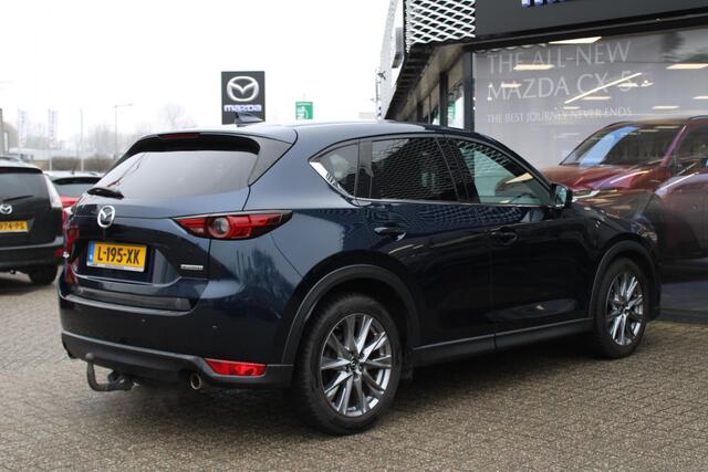 Mazda CX-5 2.0 SkyActiv-G 165 Signature , Automaat, Trekhaak, Sunroof, Leder, All Season, Adap.Cruise, Clima, Navi, 360 Camera, Stoel/Stuurverwarming, Bose, PDC, LKA, LMV 19 Inch, Apple Carplay/Android Auto