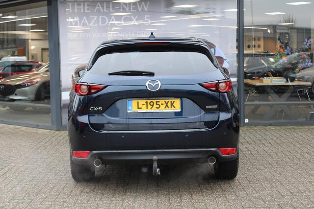 Mazda CX-5 2.0 SkyActiv-G 165 Signature , Automaat, Trekhaak, Sunroof, Leder, All Season, Adap.Cruise, Clima, Navi, 360 Camera, Stoel/Stuurverwarming, Bose, PDC, LKA, LMV 19 Inch, Apple Carplay/Android Auto