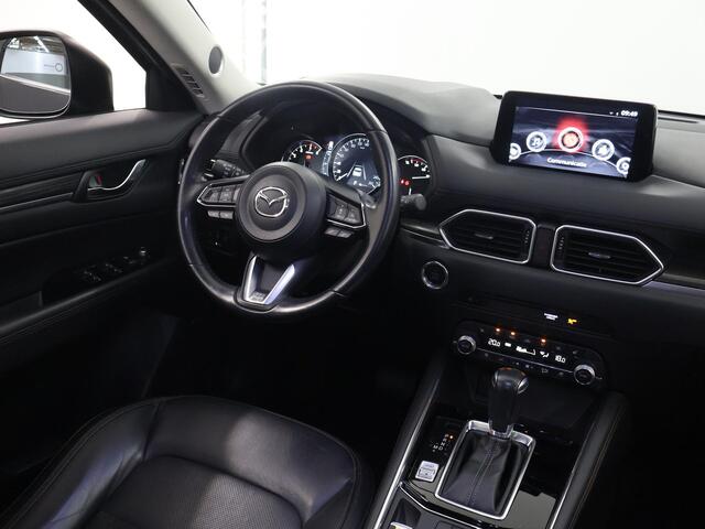 Mazda CX-5 2.0 SkyActiv-G 165 Luxury | 2000kg trekgewicht | Trekhaak | Navigatie | Stoelverwarming/koeling | Ele. verstelbare stoelen + geheugen | 360 Camera | DAB | Apple Carplay/Android Auto | HUD | Bose Audio |