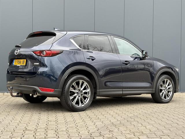 Mazda CX-5 2.5 SkyActiv-G 194 GT-M 4WD / Stoelverwarming voor en achter / Trekhaak (2000kg) / Stuurwiel verwarming / Cruise Control / Lederen bekleding / All-season banden /
