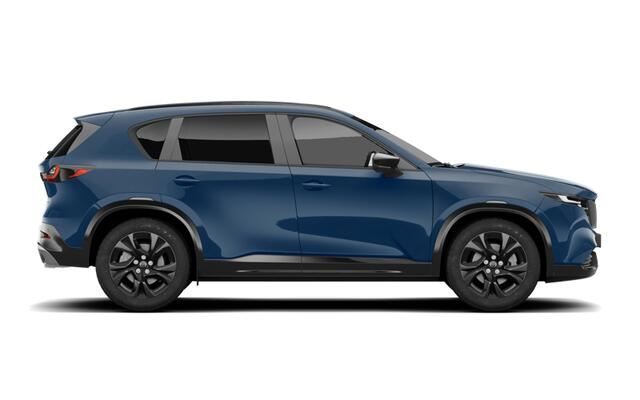 Mazda CX-5 Homura - Tan lederen interieur & Panoramic Pack | 19-inch lichtmetalen velgen, Black | Alarmsysteem | Automatisch dimmende binnenspiegel met randloos design