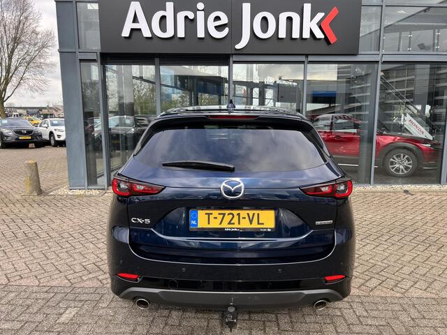 Mazda CX-5 2.0 e-SkyActiv-G M Hybrid 165 Homura AUTOMAAT | TREKHAAK | 360gr CAMERA | EL.A.KLEP | NAVIGATIE | APPLE CARPLAY/ANDROID AUTO | Bose AUDIO | 1e EIGENAAR | NED AUTO | DEALER ONDERHOUDEN |