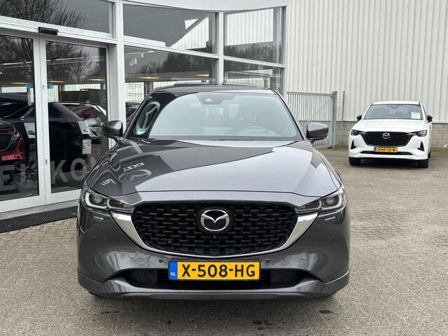 Mazda CX-5 2.0 e-SkyActiv-G M Hybrid 165 Takumi NL-Auto, 1e Eigenaar, Dealer Ondh., Schuifdak, Trekhaak, Navigatie, Apple Carplay/ Android, 360 Camera, Bose, Cruise Controle Ad. Leer, Stoelverw., Stoelventilatie.