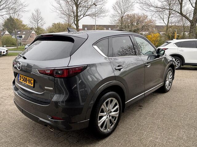 Mazda CX-5 2.0 e-SkyActiv-G M Hybrid 165 Takumi NL-Auto, 1e Eigenaar, Dealer Ondh., Schuifdak, Trekhaak, Navigatie, Apple Carplay/ Android, 360 Camera, Bose, Cruise Controle Ad. Leer, Stoelverw., Stoelventilatie.
