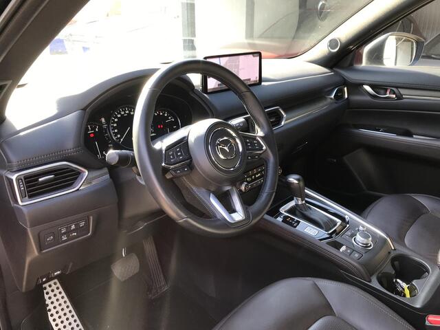 Mazda CX-5 2.5 e-SkyActiv-G M Hybrid 194 Takumi , Automaat, Leer, 360 view, Navi, 19 inch LMV, HUD, Stuur en Stoelverwarming, Stoelventilatie, Adap. cruise, BSM, LKA, Bose, Elek. Achterklep