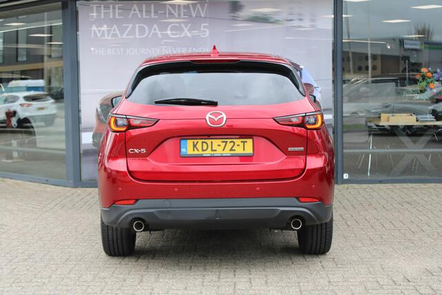 Mazda CX-5 2.5 SkyActiv-G 194 Luxury-Line , Automaat, 360 Camera, Bose, Stoel/Stuurverwarming, Adap.Cruise, LMV 19 Inch, Apple Carplay, Android Auto, HUD, PDC, LKA, BSM