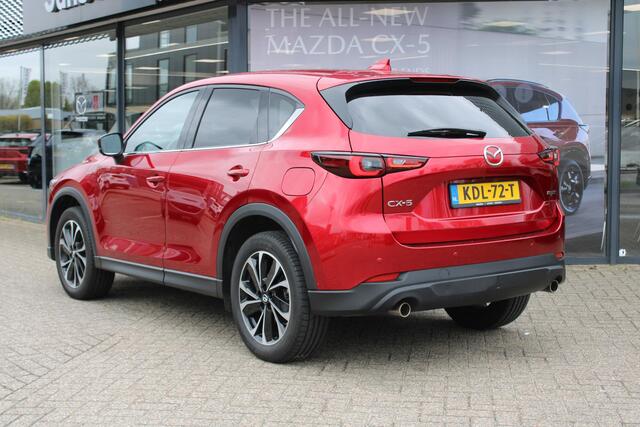 Mazda CX-5 2.5 SkyActiv-G 194 Luxury-Line , Automaat, 360 Camera, Bose, Stoel/Stuurverwarming, Adap.Cruise, LMV 19 Inch, Apple Carplay, Android Auto, HUD, PDC, LKA, BSM