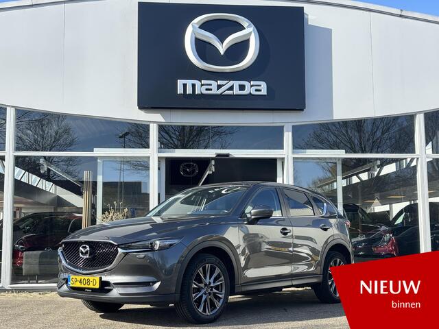 Mazda CX-5 2.0 SkyActiv-G 165 Skylease GT 1 Eig., Dealer Ondh., Leer, Stoelverw., Stuurverw., TrekhaakNavigatie, A-Rij-Camera, 19 inch, lichtmetaal, Bose