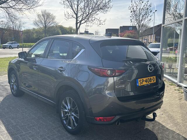 Mazda CX-5 2.0 SkyActiv-G 165 Skylease GT 1 Eig., Dealer Ondh., Leer, Stoelverw., Stuurverw., TrekhaakNavigatie, A-Rij-Camera, 19 inch, lichtmetaal, Bose