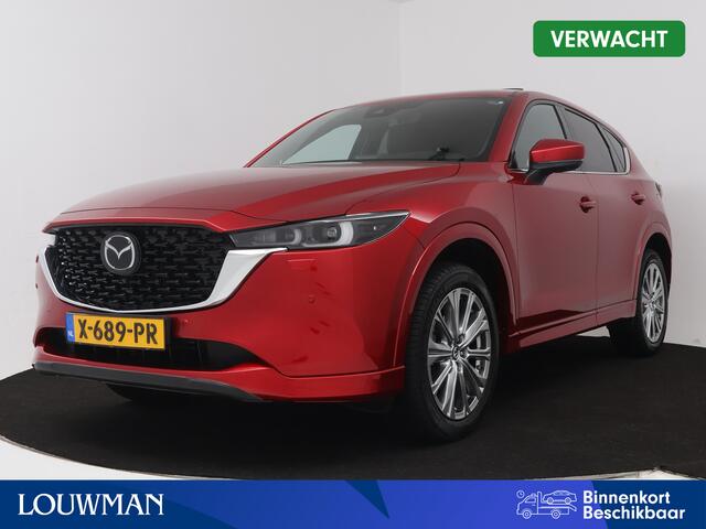 Mazda CX-5 2.0 e-SkyActiv-G M Hybrid 165 Takumi | Elektrisch glazen schuif-/kanteldak | Trekhaak | WORDT VERWACHT Locatie Mazda RIJEN Adres: Parallelweg 49, 5121 LD Rijen