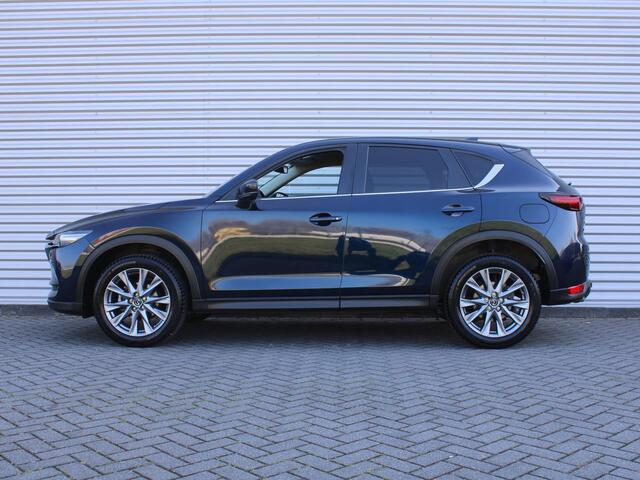 Mazda CX-5 2.0 SkyActiv-G 165 Comfort | Trekhaak | 360 Camera | Stuur-/stoelverwarming | Dodehoek detectie | 19" LM | HUD | Clima | Navi | Cruise | LED | I-active sense pack |