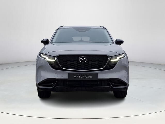 Mazda CX-5 2.5 E-SKYACTIV G 141 M HYBRID Homura | Voorraad auto leverbaar vanaf maart 2026 | Panoramisch Schuif/Kanteldak | Zwart lederen interieur |
