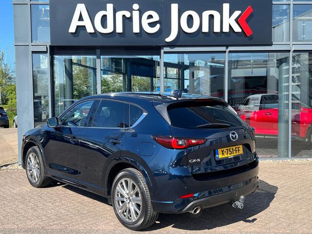 Mazda CX-5 2.0 e-SkyActiv-G M Hybrid 165 Takumi | AUTOMAAT | TREKHAAK | 360 CAMERA | ELEKR A.KLEP | LEDER | STOEL + STUUR VERWARMING | STOEL VENTILATIE |