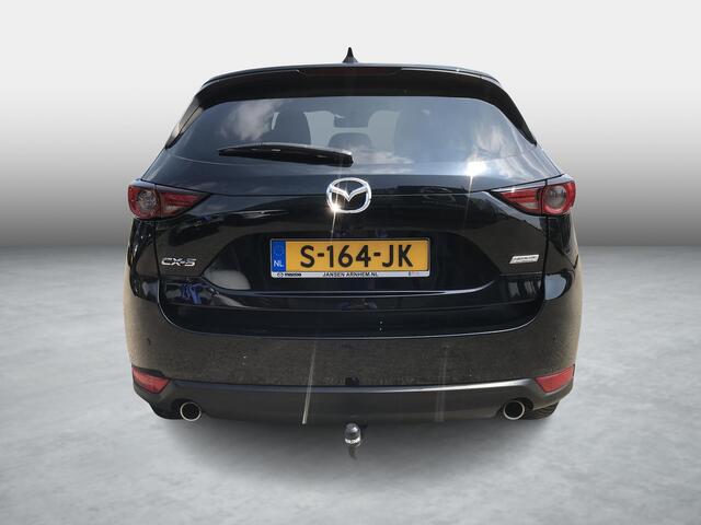 Mazda CX-5 2.5 SkyActiv-G 194 GT-M , Automaat, Trekhaak, Leder, All Season, 19 Inch LMV, HUD, 360 View, Apple Carplay, Bose, Stuur/Stoelverwarming, Stoelventilatie, Adap. Cruise, Auto. Achterklep