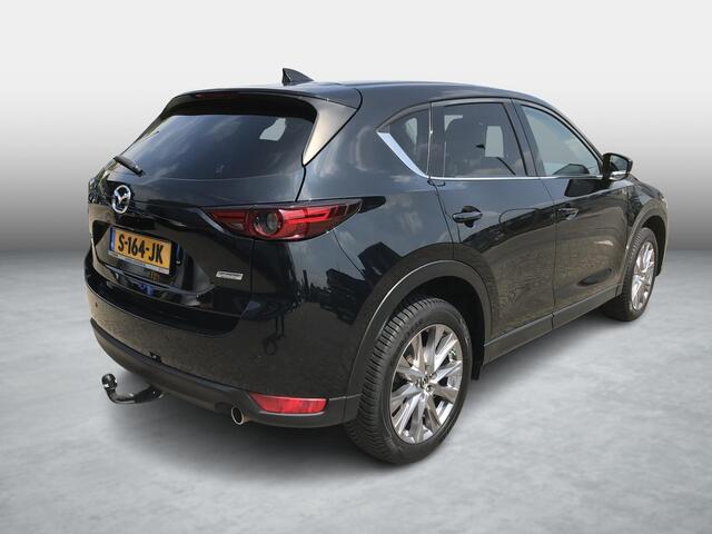 Mazda CX-5 2.5 SkyActiv-G 194 GT-M , Automaat, Trekhaak, Leder, All Season, 19 Inch LMV, HUD, 360 View, Apple Carplay, Bose, Stuur/Stoelverwarming, Stoelventilatie, Adap. Cruise, Auto. Achterklep