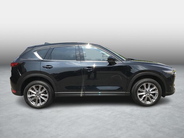 Mazda CX-5 2.5 SkyActiv-G 194 GT-M , Automaat, Trekhaak, Leder, All Season, 19 Inch LMV, HUD, 360 View, Apple Carplay, Bose, Stuur/Stoelverwarming, Stoelventilatie, Adap. Cruise, Auto. Achterklep