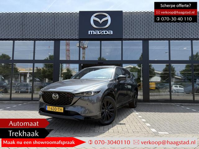 Mazda CX-5 2.5 e-SkyActiv-G M Hybrid 194 Homura Dealer onderhouden / 1e eigenaar / Sunroof / Trekhaak / Fabrieksgarantie t/m 08-2029
