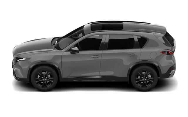 Mazda CX-5 Homura - Tan lederen interieur | 19-inch lichtmetalen velgen, Black | Alarmsysteem | Automatisch dimmende binnenspiegel met randloos design