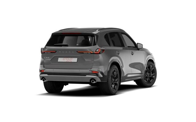 Mazda CX-5 Homura - Tan lederen interieur | 19-inch lichtmetalen velgen, Black | Alarmsysteem | Automatisch dimmende binnenspiegel met randloos design