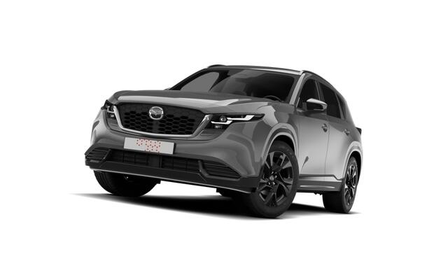 Mazda CX-5 Homura - Tan lederen interieur | 19-inch lichtmetalen velgen, Black | Alarmsysteem | Automatisch dimmende binnenspiegel met randloos design