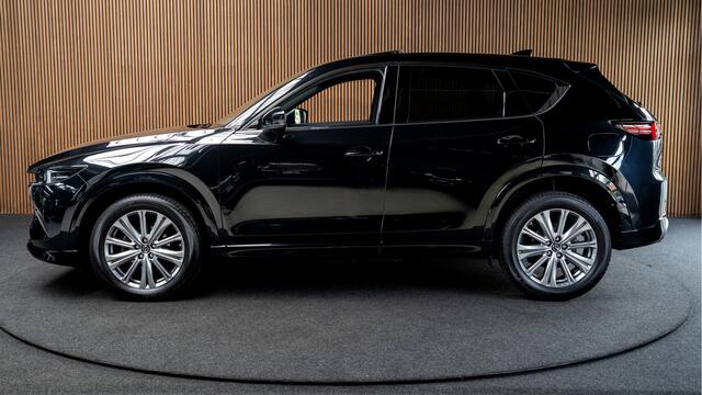 Mazda CX-5 2.5 SkyActiv-G 194 HUD Leder Bose 360 ° Memory seats Navi Matrix LED PDC Stuur- & stoelverwarming Elektr. bedienbare achterklep Climate C. Cruise C. LM velgen BTW auto!
