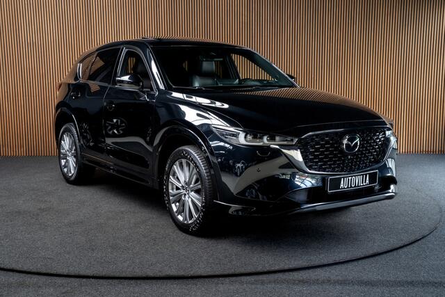 Mazda CX-5 2.5 SkyActiv-G 194 HUD Leder Bose 360 ° Memory seats Navi Matrix LED PDC Stuur- & stoelverwarming Elektr. bedienbare achterklep Climate C. Cruise C. LM velgen BTW auto!