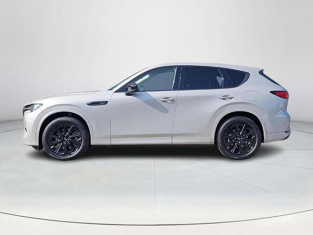 Mazda CX-60 2.5 e-SkyActiv PHEV Homura | Apple Carplay/Android Auto | Panoramisch schuif/kantel dak | Elektrische trekhaak | Stoelverwarming/verkoeling | Adaptief Cruise Control | Elektrische achterklep |