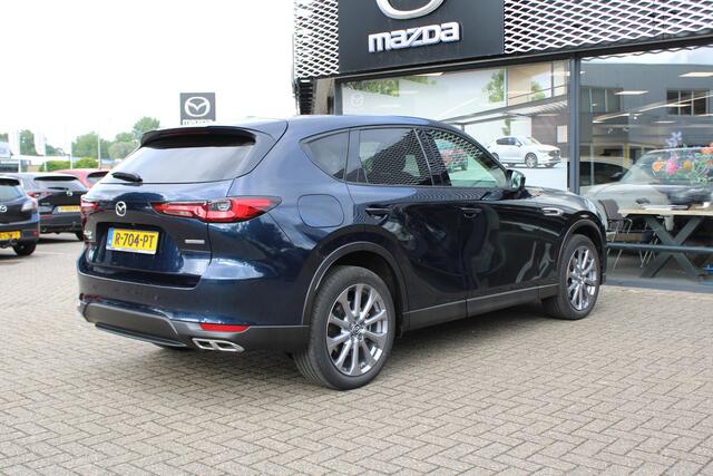 Mazda CX-60 2.5 e-SkyActiv PHEV Exclusive-Line , Automaat, CS Pack, DA Pack, P Pack, Adap. Cruise, Leder, Stoelverwarming, Stoelverkoeling, Stuurverwarming, Bose, 360 Camera, Clima, Navi, Apple Carplay, Elektrische klep, LMV 20 Inch, Schuif/kanteldak