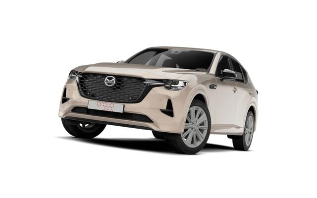 Mazda CX-60 Homura Business Edition | 12,3-inch TFT-kleurendisplay met bediening via centrale HMI Commander, touchscreen (voor Apple CarPlay / Android Auto(TM)) of voice control | 12,3-inch digitale meterset | 20-inch lichtmetalen velgen, Black