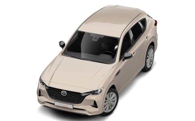 Mazda CX-60 Homura Business Edition | 12,3-inch TFT-kleurendisplay met bediening via centrale HMI Commander, touchscreen (voor Apple CarPlay / Android Auto(TM)) of voice control | 12,3-inch digitale meterset | 20-inch lichtmetalen velgen, Black