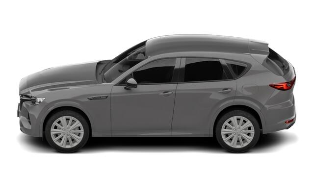 Mazda CX-60 Homura Business Edition | 12,3-inch TFT-kleurendisplay met bediening via centrale HMI Commander, touchscreen (voor Apple CarPlay / Android Auto(TM)) of voice control | 12,3-inch digitale meterset | 20-inch lichtmetalen velgen, Black