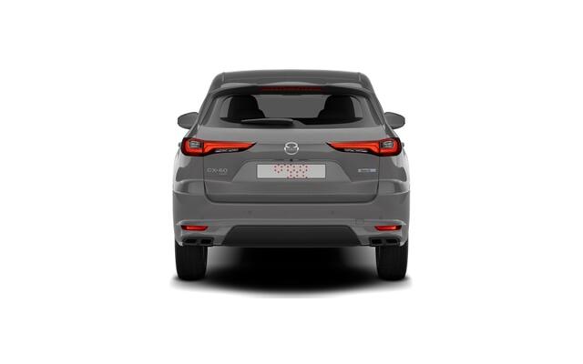 Mazda CX-60 Homura Business Edition | 12,3-inch TFT-kleurendisplay met bediening via centrale HMI Commander, touchscreen (voor Apple CarPlay / Android Auto(TM)) of voice control | 12,3-inch digitale meterset | 20-inch lichtmetalen velgen, Black