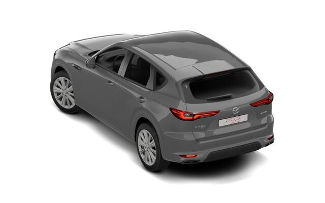 Mazda CX-60 Homura Business Edition | 12,3-inch TFT-kleurendisplay met bediening via centrale HMI Commander, touchscreen (voor Apple CarPlay / Android Auto(TM)) of voice control | 12,3-inch digitale meterset | 20-inch lichtmetalen velgen, Black