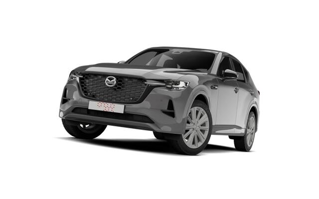 Mazda CX-60 Homura Business Edition | 12,3-inch TFT-kleurendisplay met bediening via centrale HMI Commander, touchscreen (voor Apple CarPlay / Android Auto(TM)) of voice control | 12,3-inch digitale meterset | 20-inch lichtmetalen velgen, Black