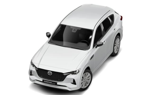 Mazda CX-60 Homura Plus | 12,3-inch TFT-kleurendisplay met bediening via centrale HMI Commander, touchscreen (voor Apple CarPlay / Android Auto(TM)) of voice control | 12,3-inch digitale meterset | 20-inch lichtmetalen velgen, Black
