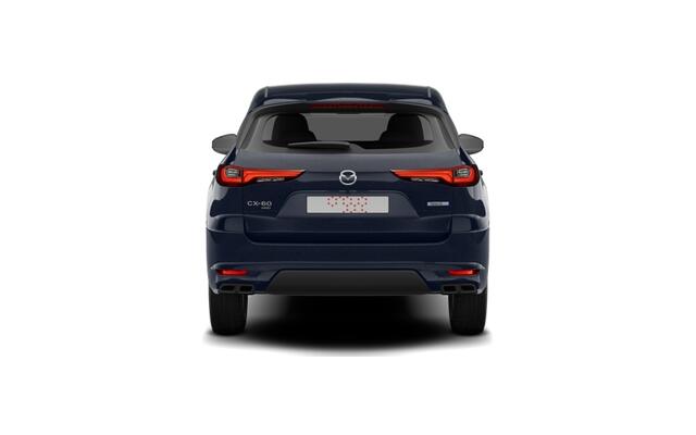 Mazda CX-60 Homura Plus - Zwart Nappa Leder | 12,3-inch TFT-kleurendisplay met bediening via centrale HMI Commander, touchscreen (voor Apple CarPlay / Android Auto(TM)) of voice control | 12,3-inch digitale meterset | 20-inch lichtmetalen velgen, Black