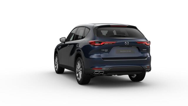 Mazda CX-60 Exclusive-Line Business Edition | 12,3-inch TFT-kleurendisplay met bediening via centrale HMI Commander, touchscreen (voor Apple CarPlay / Android Auto(TM)) of voice control | 12,3-inch digitale meterset | 20-inch lichtmetalen velgen, Silver