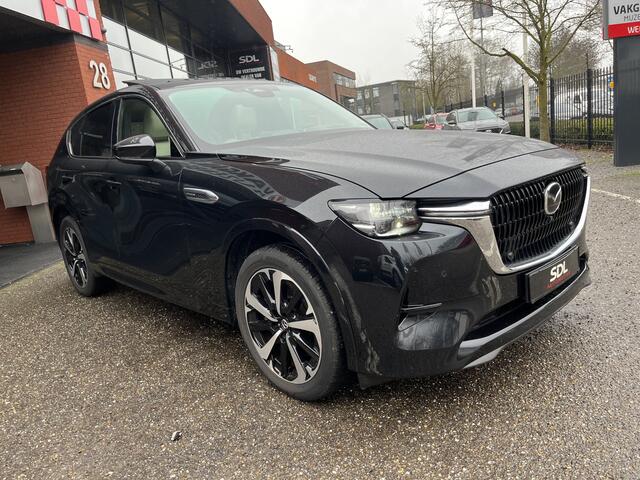 Mazda CX-60 2.5 e-SkyActiv PHEV Takumi+ 4 OPTION PACKS // FAB. Garantie tot 13-9-2028 // FULL OPTIONS // SCHUIF-KANTELDAK // ELEK.KLEP // ADAPT. CRUISE // LEDER+GEHEUGEN STOELEN // STOELVERKOELING-VERWARMING //