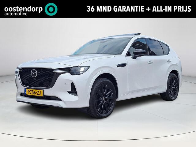 Mazda CX-60 2.5 e-SkyActiv PHEV Homura | Apple Carplay/Android Auto | Panoramisch schuif/kantel dak | Stoelverwarming/verkoeling | Adaptief Cruise Control | Elektrische achterklep |