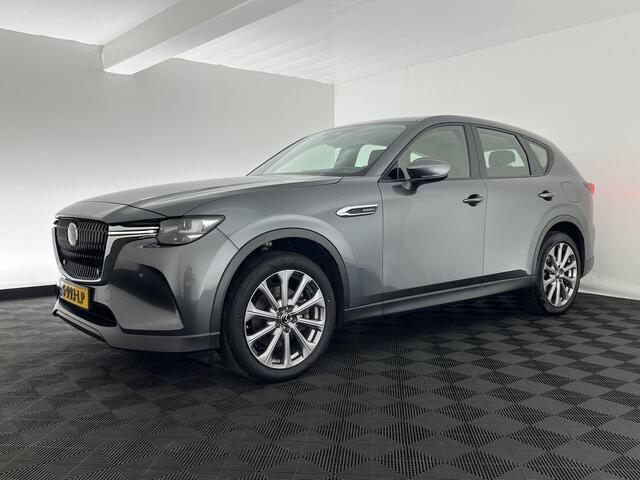 Mazda CX-60 2.5 e-SkyActiv PHEV Exclusive-Line [ 3-Fase ] (INCL-BTW) *HEAD-UP | LEATHER | FULL-LED | BLINDSPOT | HEATED/VENTILATED-COMFORTSEATS | DIGI-COCKPIT | KEYLESS | DAB | NAVI-FULLMAP | 20''ALU | TOWBAR*